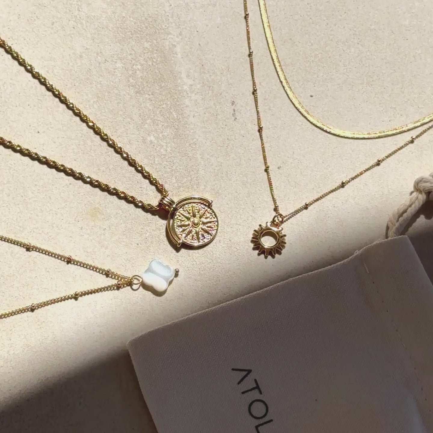 Golden Sun Necklace
