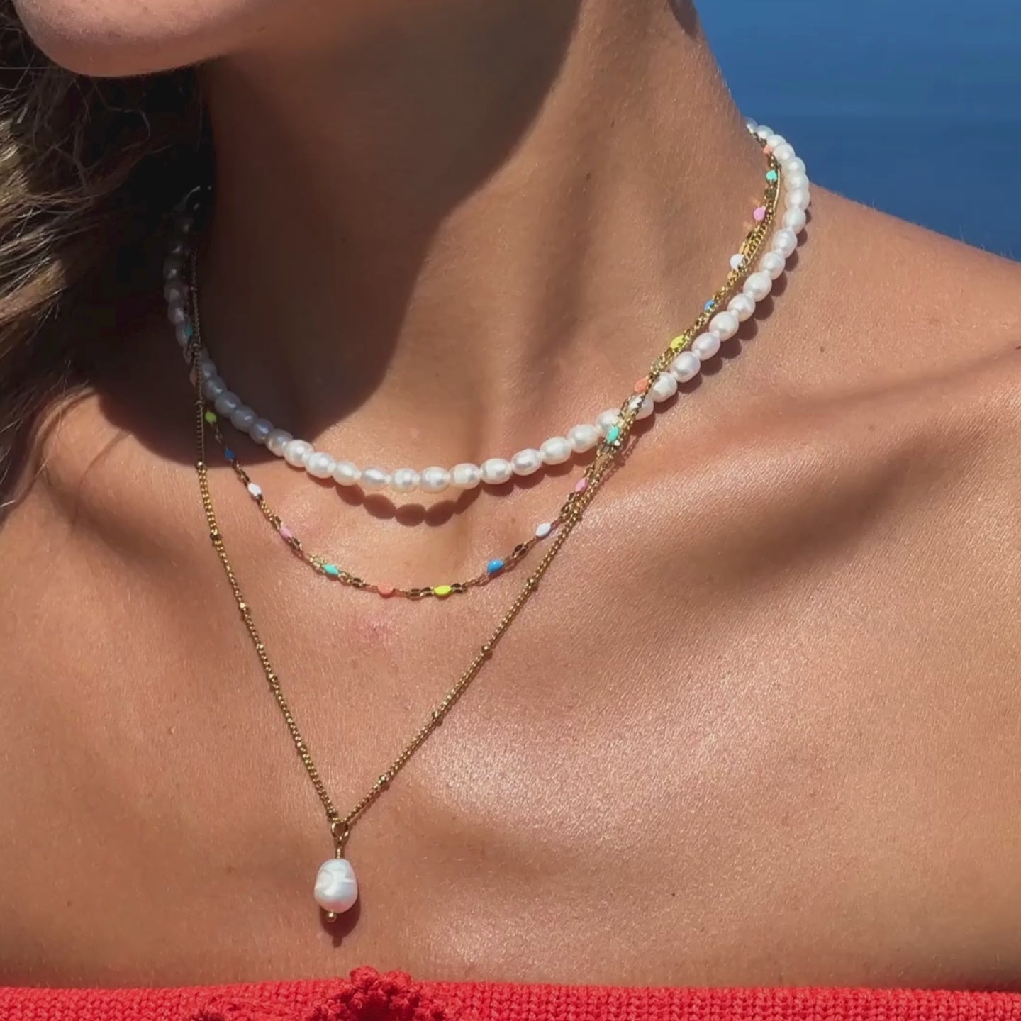 Rainbow Dainty Choker