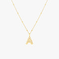 Pearl Initial Necklace